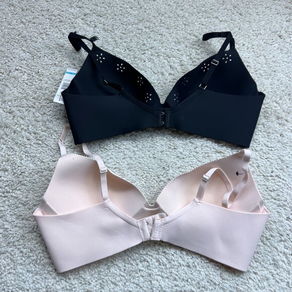 🖤🩷🖤Tahari Bras Set Of (2) 36C Black/Pink NWT/NWOT Heck Of A Deal!🩷🖤🩷 - Picture 5 of 9
